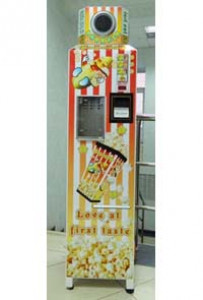 Автомат для приготовления и продажи поп корна